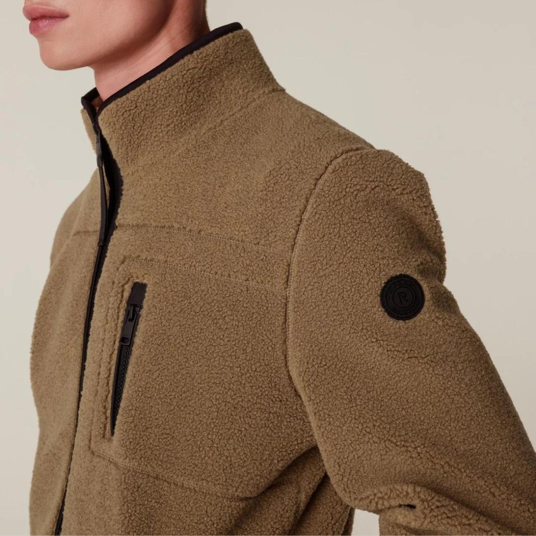 Damjacka Fleece Halvhög Krage Mjuk och Varm Jacka för Kalla Vinterdagar-4