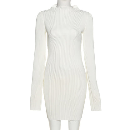 Variant image for Dam Klänning Långärmad Klassisk Design Högkvalitativt Tyg-1