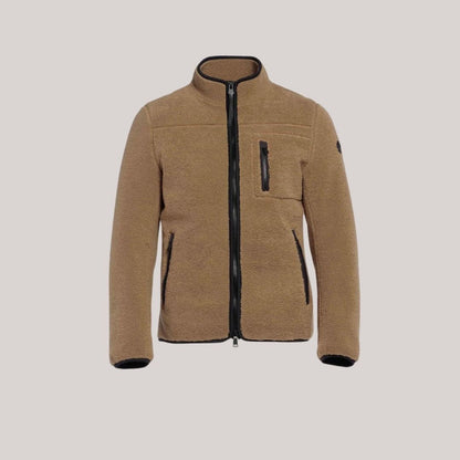 Damjacka Fleece Halvhög Krage Mjuk och Varm Jacka för Kalla Vinterdagar-6