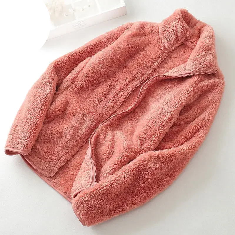 Fleecejacka Dam Fluffig Design med Dragkedja i Polyester 9