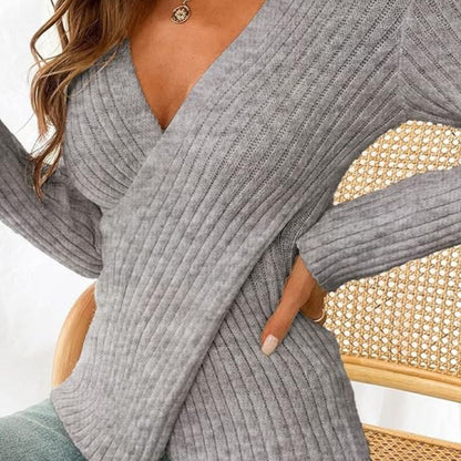 Dam Tröja Långärmad Monokrom Bomull-2