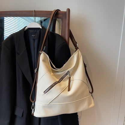 Axelväska Dam Syntetiskt Läder Chic Design Justerbara Remmar 5