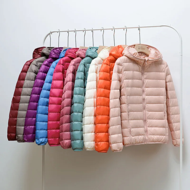 Dam Lång Vinterjacka Skräddarsydd Polyester Elegant-2