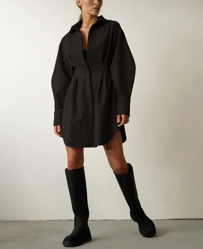 Dam Blusklänning Figurformande Mjuk Tyg 1