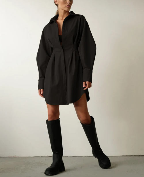 Dam Blusklänning Figurformande Mjuk Tyg 1