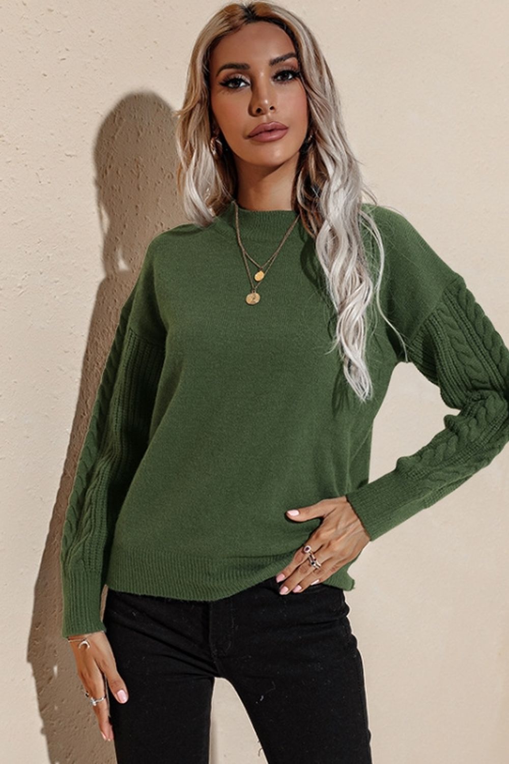 Dam Tröja Kortärmad Normal Passform Polyester-3