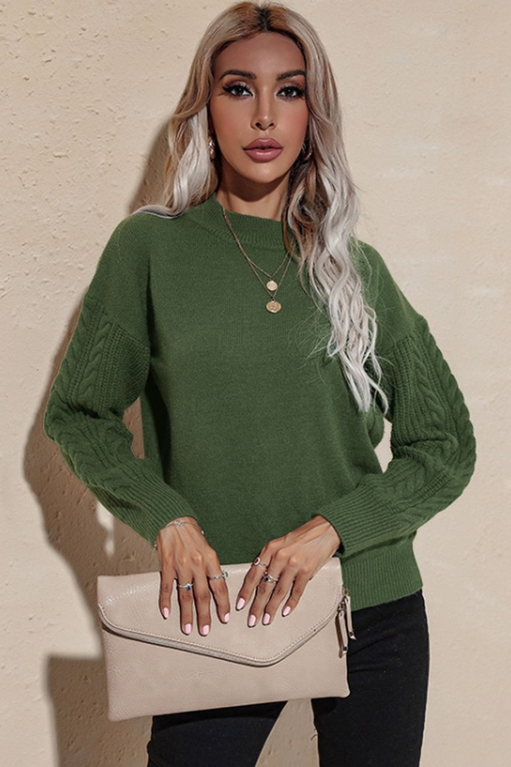 Dam Tröja Kortärmad Normal Passform Polyester-5