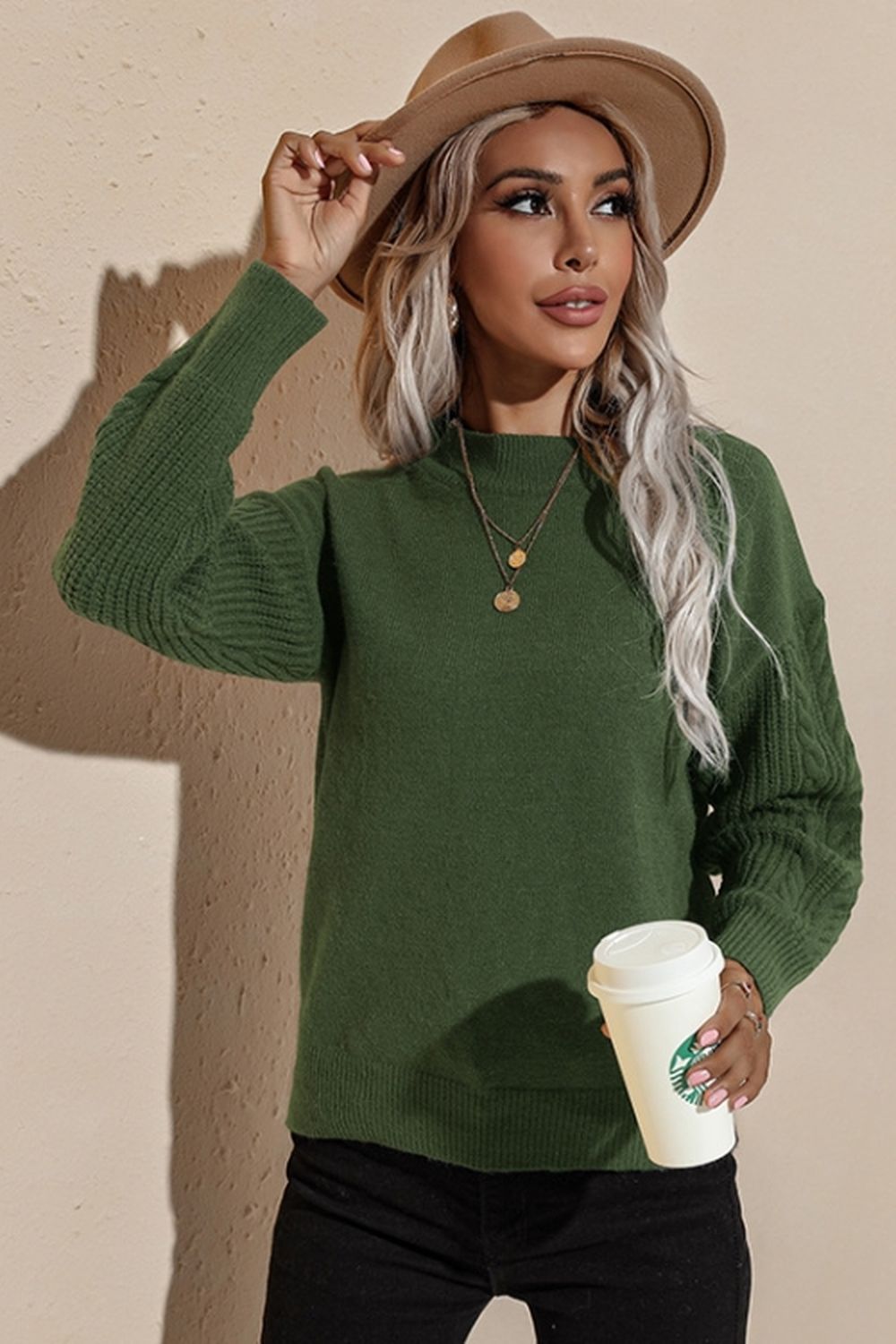 Dam Tröja Kortärmad Normal Passform Polyester-4