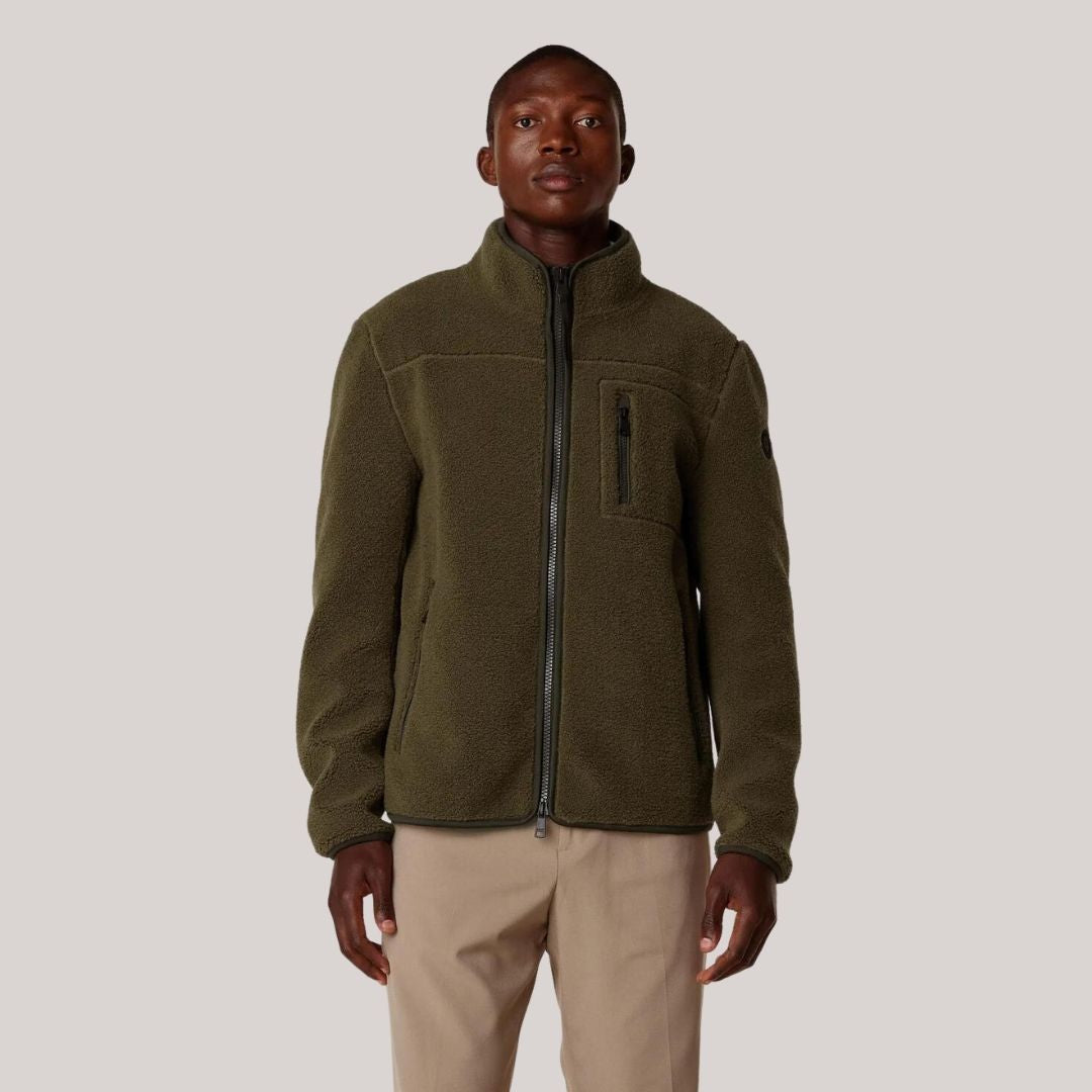 Variant image for Damjacka Fleece Halvhög Krage Mjuk och Varm Jacka för Kalla Vinterdagar-6