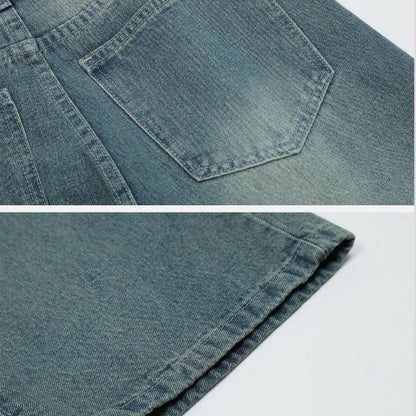Dam Jeans Rivna Fläckigt Lapptäcke 100% Bomull Avslappnad Passform-3