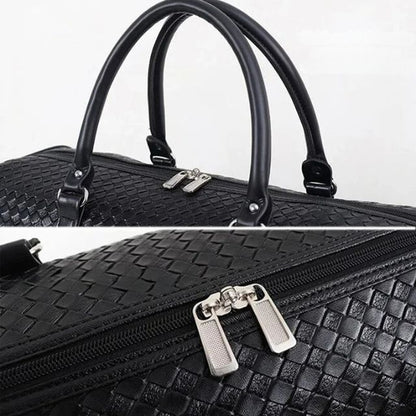 Damväska Justerbar Axelrem Vadderad Vegetabiliskt Läder-4