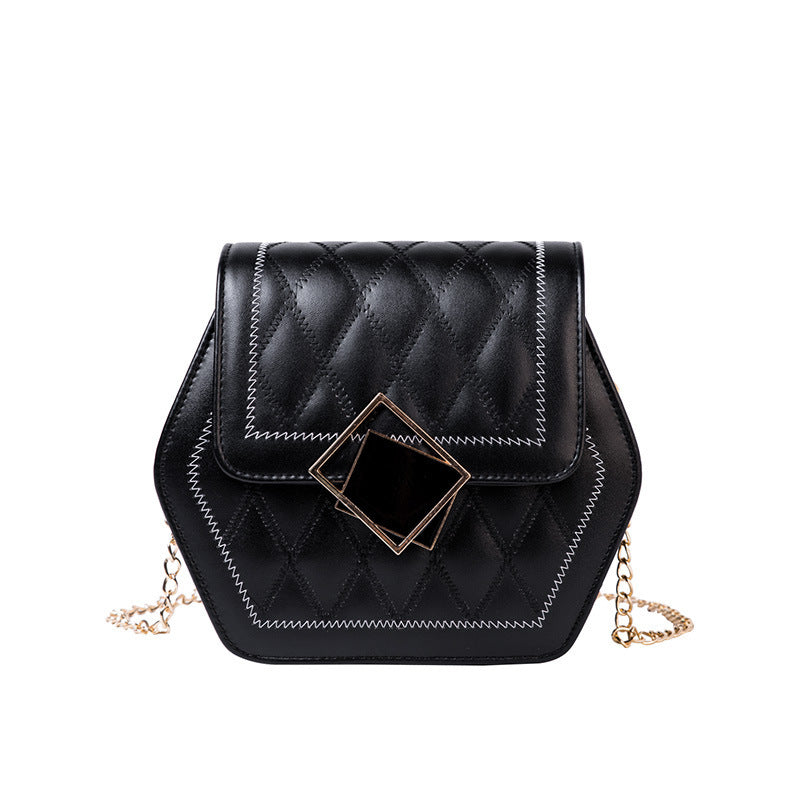 Dam Axelväska Modern Design PUS Material Trendig Axelväska för Vardagsbruk-5