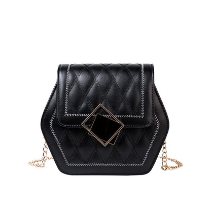 Dam Axelväska Modern Design PUS Material Trendig Axelväska för Vardagsbruk-5