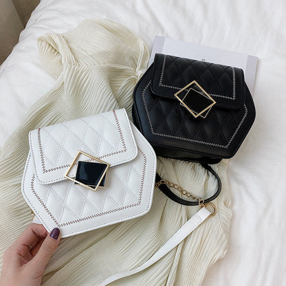 Dam Axelväska Modern Design PUS Material Trendig Axelväska för Vardagsbruk-3