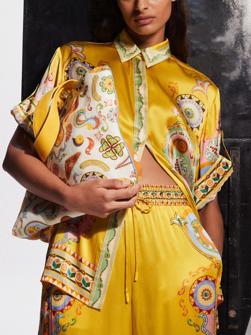 Kvinnors Tvådelad Uppsättning Boho Chic Mjuk Tyg 2