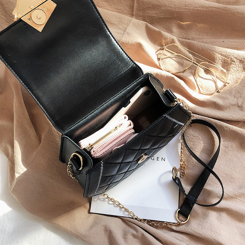 Dam Axelväska Modern Design PUS Material Trendig Axelväska för Vardagsbruk-4