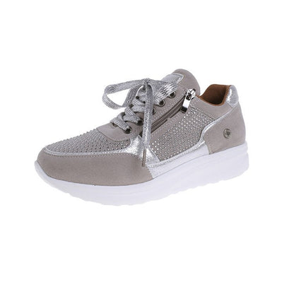 Kvinnor Sneakers Glittrande Detaljer Syntetisk Icke-Slipssula 8
