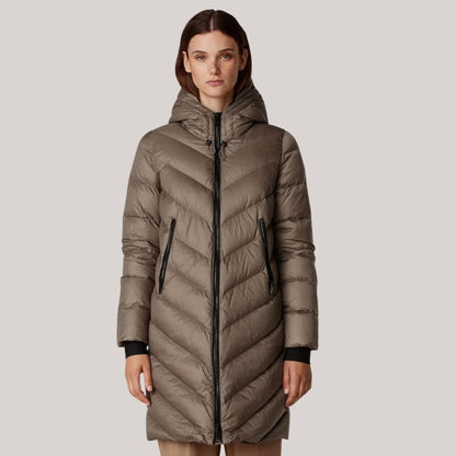 Variant image for Dam Klänning Chevron Mönster Fodrad Lätt Tyg-1