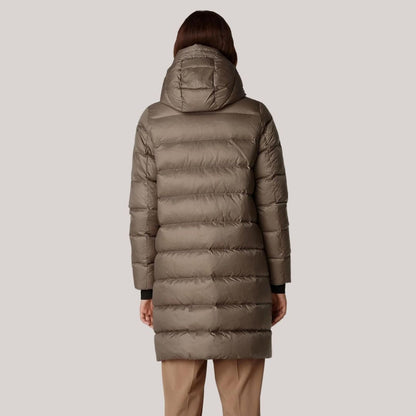 Dam Klänning Chevron Mönster Fodrad Lätt Tyg-3