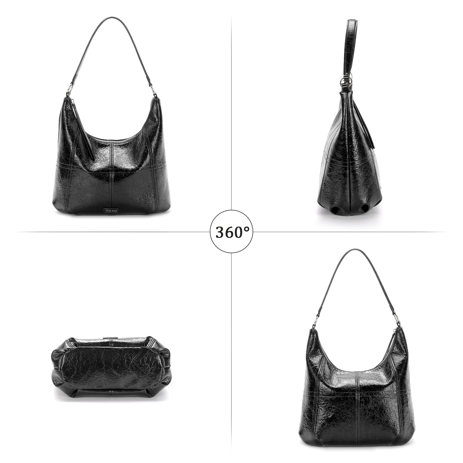 Dam Väska Vardaglig PU-läder Rymlig Design-5