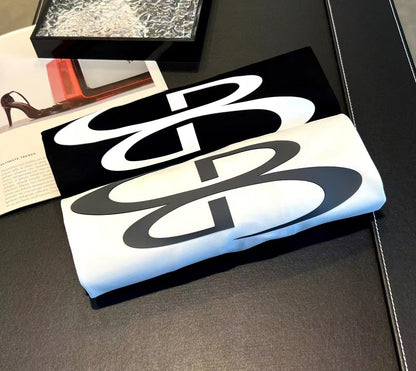 Herr Långärmad T-shirt Geometrisk Mönster Mjuk Bomull-3