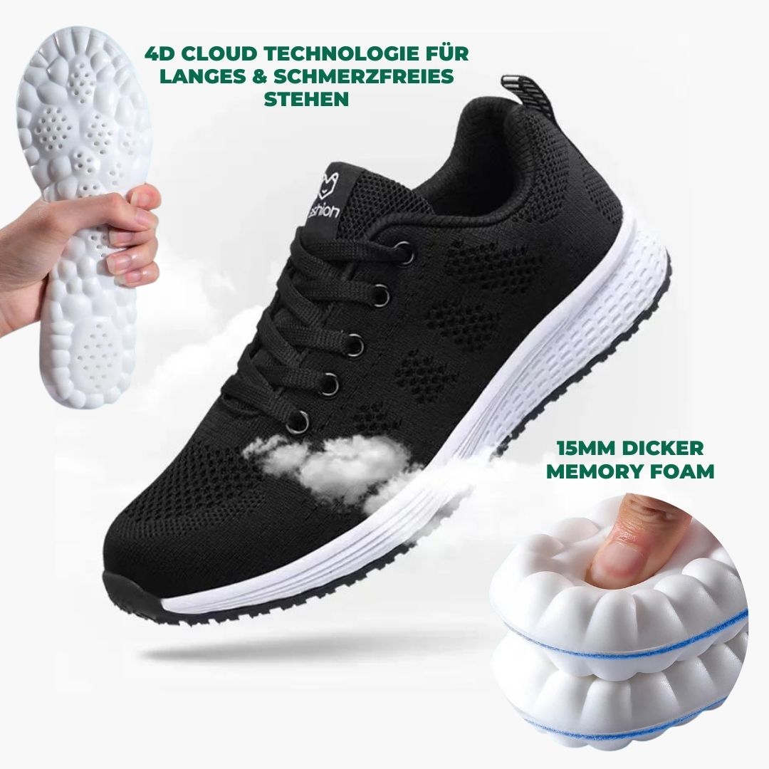 Dam Träningsskor Lätta Flexibla Syntetmaterial-4