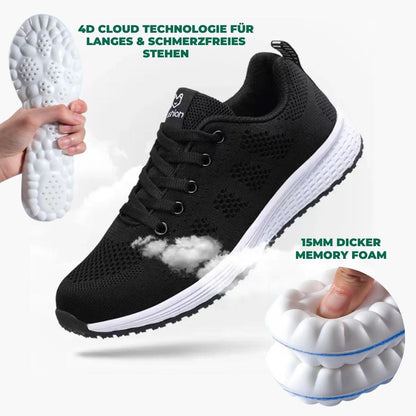 Dam Träningsskor Lätta Flexibla Syntetmaterial-4