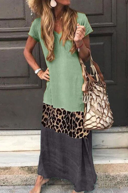 Damklänning Enkel Design Polyester för Vardags och Fest-4