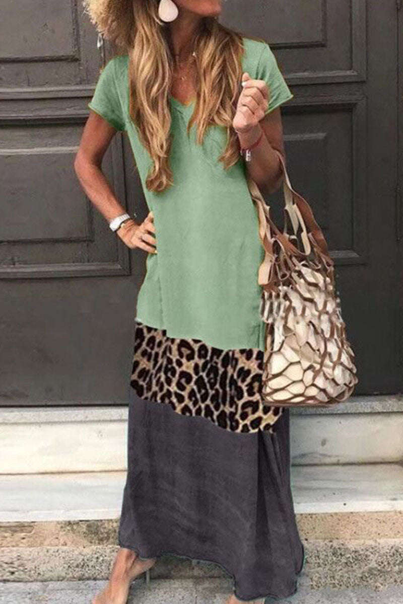 Variant image for Damklänning Enkel Design Polyester för Vardags och Fest-25