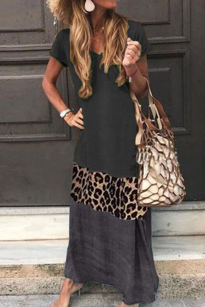 Damklänning Enkel Design Polyester för Vardags och Fest-2