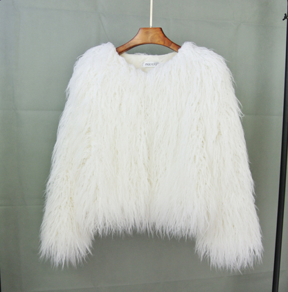 Dam Boho Kappa Konstpäls Elegant Design-4