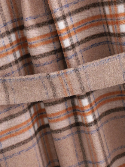 Damjacka Lång Modell Lös Passform Höststil Polyester-5