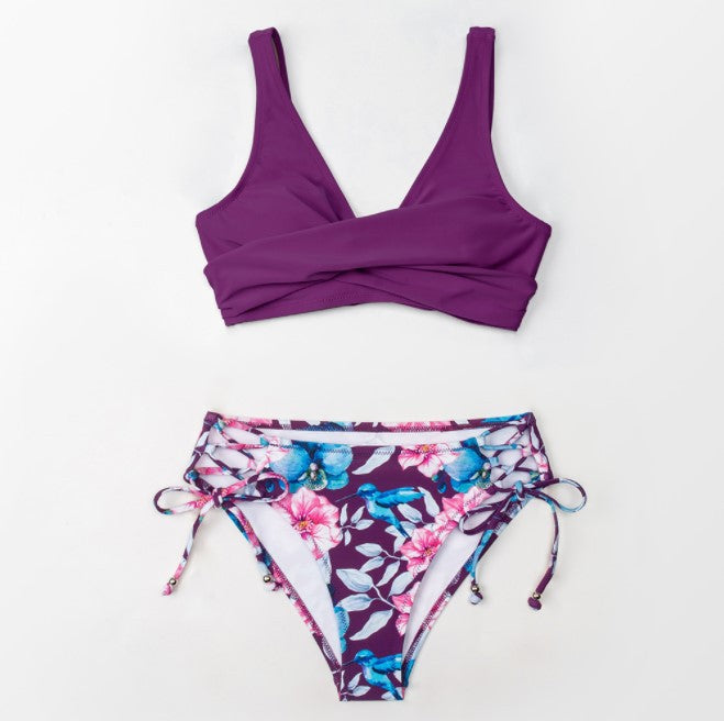 Variant image for Baddräkt Dam Tryckt Design Nylon Spandex-36