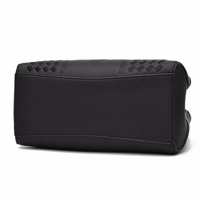 Dam Handväska Elegant PU Läder Med Rymliga Fack-3