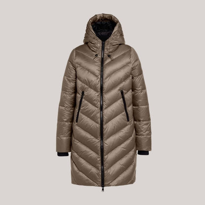 Variant image for Dam Klänning Chevron Mönster Fodrad Lätt Tyg-2