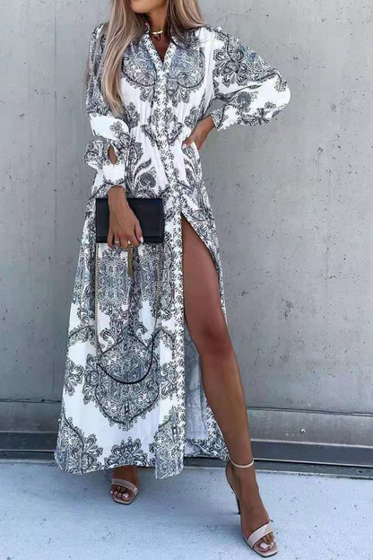 Kvinnors Klänning Elegant Design Polyester-1