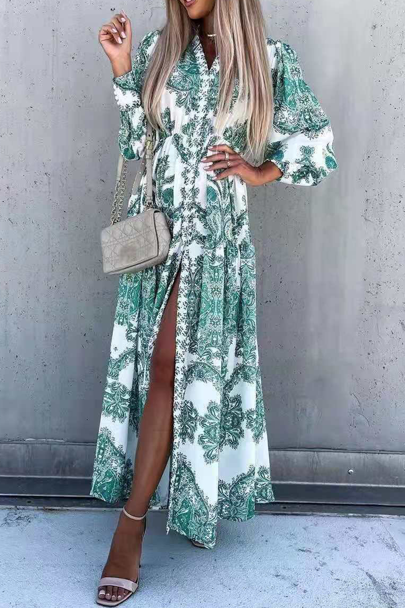 Kvinnors Klänning Elegant Design Polyester-2