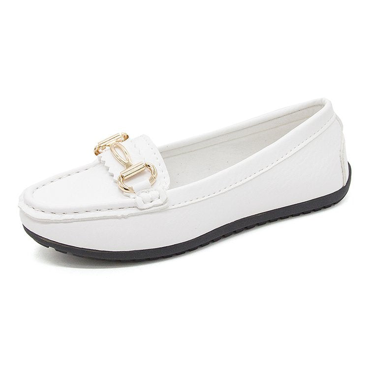 Elegant Mockasiner Dam i Syntetiskt Läder med Vadderad Innersula och Spänndetalj – Komfort och Stil för Alla Tillfällen 8