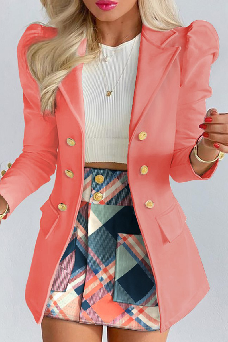 Dam Casual Set Långärmad Patchwork 100% Bomull-6