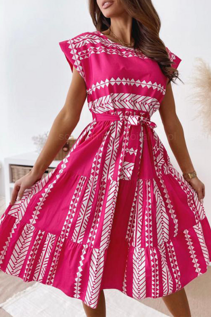 Kvinnors Klänning Trendig Design Polyester 2