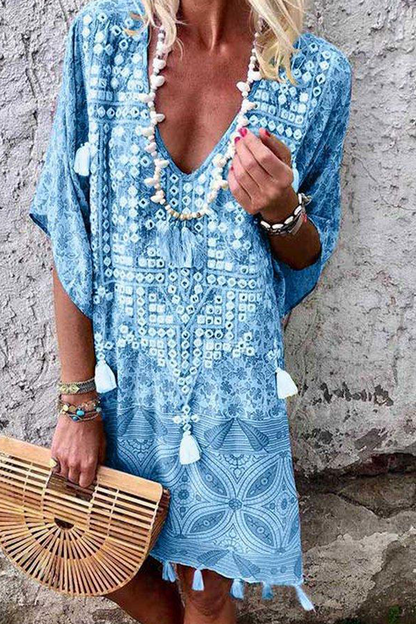 Variant image for Dam Klänning Luftig Elegant 100% Bomull, Fina Dam Klänningar för Vardag och Fest-25