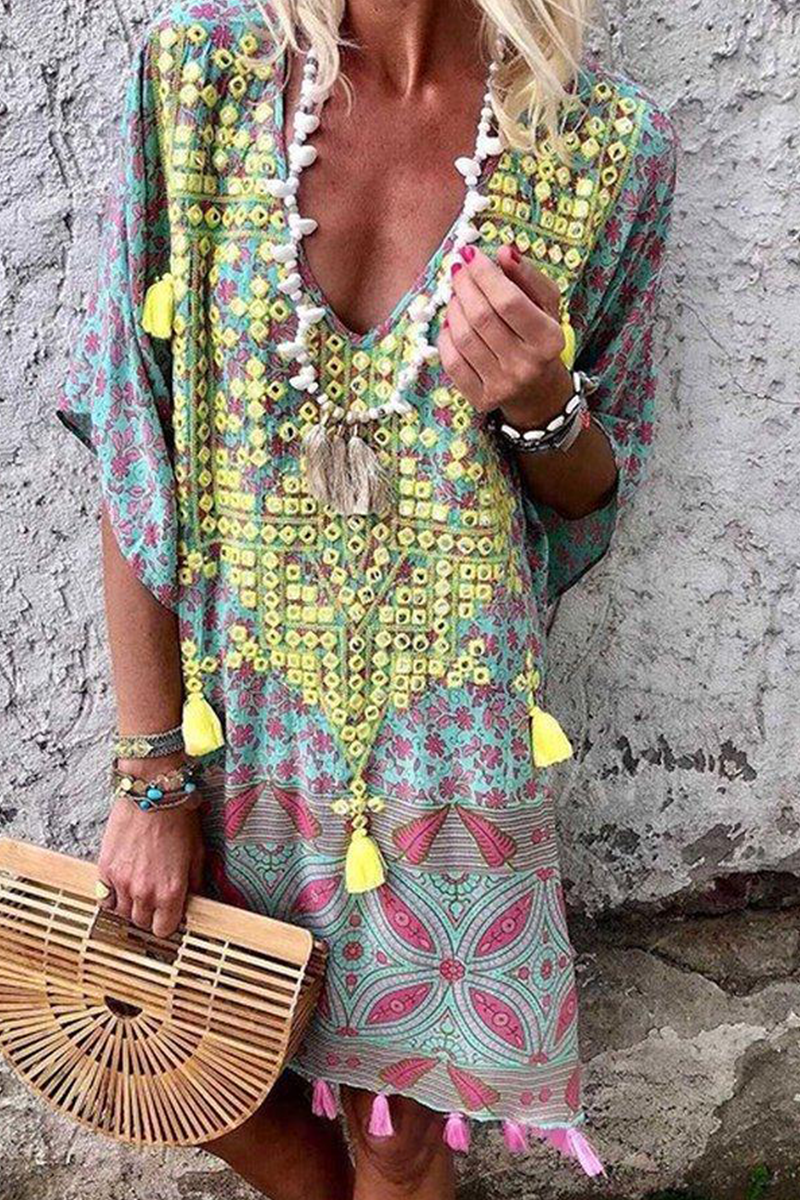 Variant image for Dam Klänning Luftig Elegant 100% Bomull, Fina Dam Klänningar för Vardag och Fest-13