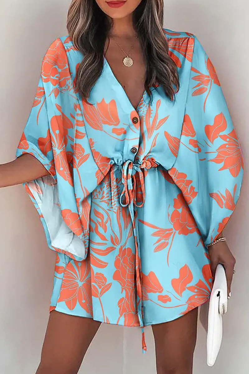 Fina Dam Klänningar Boho Lätt Stretchig Polyester-3