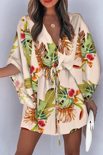 Fina Dam Klänningar Boho Lätt Stretchig Polyester-2