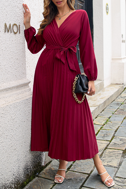 Fina Dam Klänningar Trendig Bekväm Polyester-5