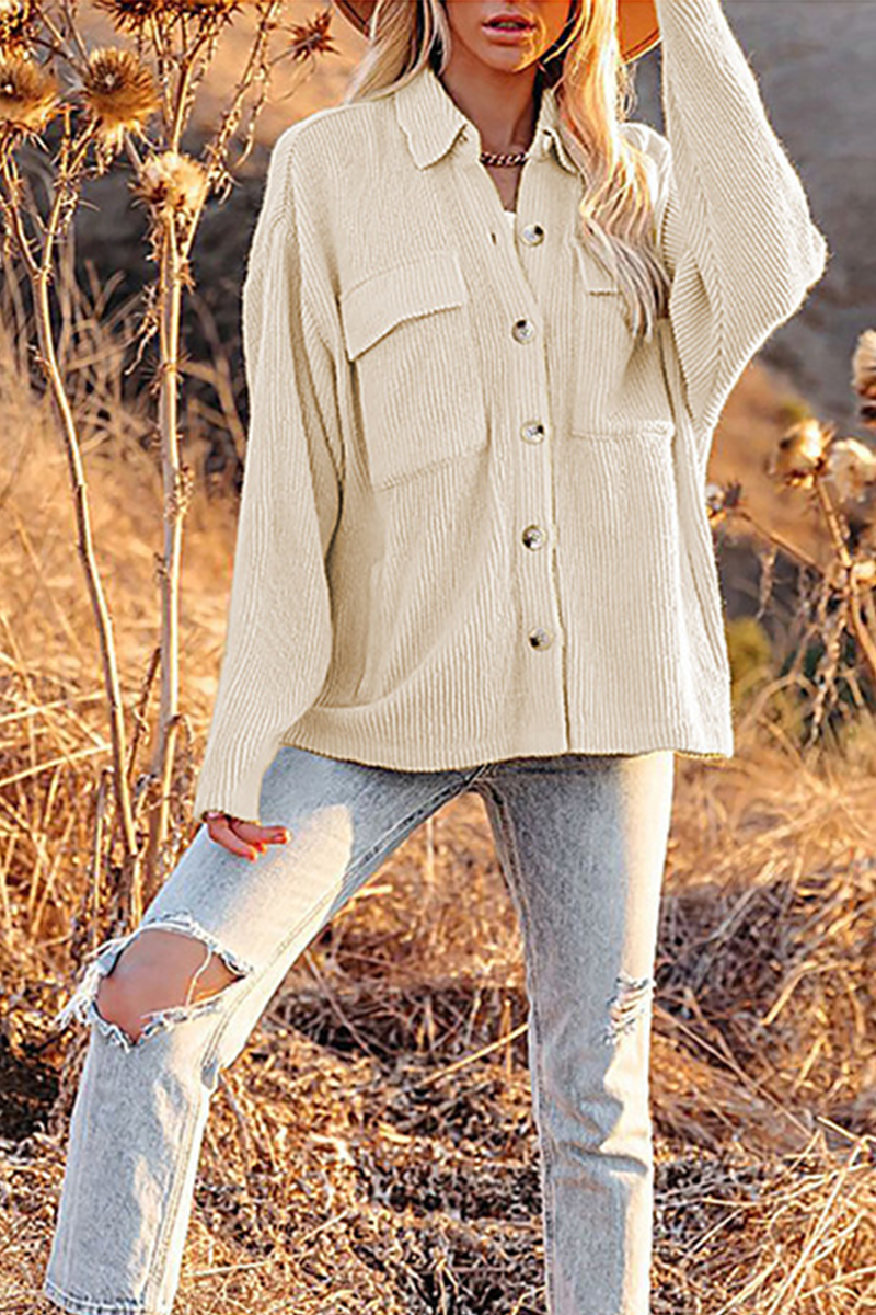 Dam Sladdjacka Avslappnad Stil Sladdmaterial-3