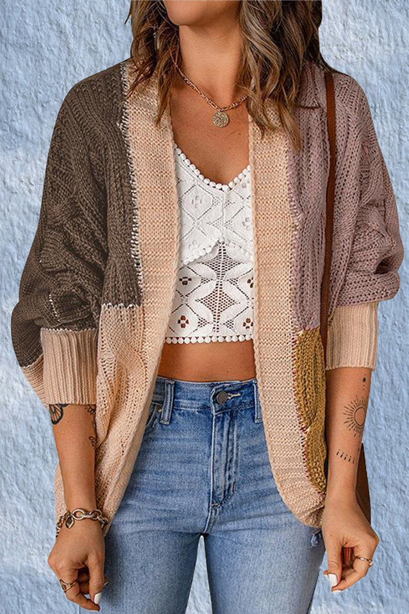 Variant image for Dam Vinterjacka Modern Stickad Trendig Akryl-31