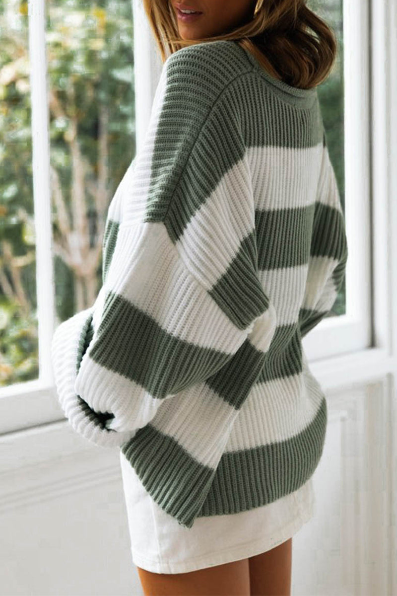 Randiger Damenpullover aus 100% Baumwolle mit O-Hals – Bequeme Passform für Alltag und Festlichkeiten 4