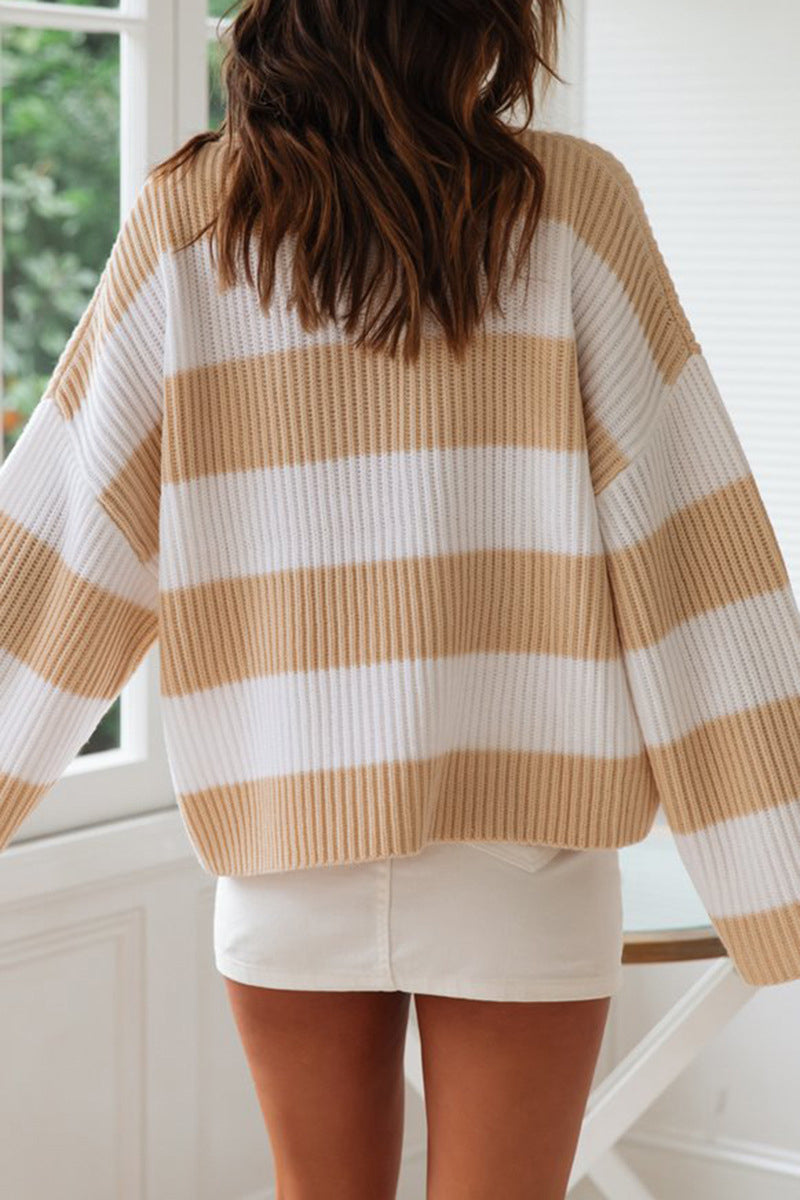 Randiger Damenpullover aus 100% Baumwolle mit O-Hals – Bequeme Passform für Alltag und Festlichkeiten 5