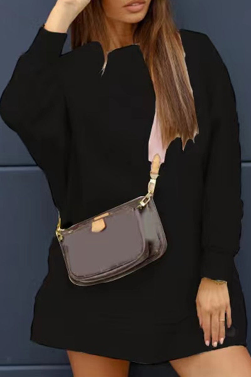 Variant image for Kvinnors Sweatshirt Klänning Lång Ärmar Högkvalitativ Bomull-13